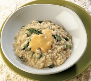 risotto con zabaione.