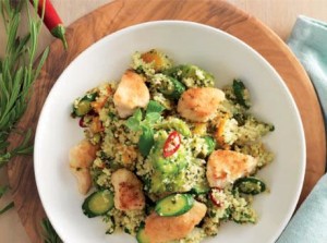 cous pistacchi e pollo